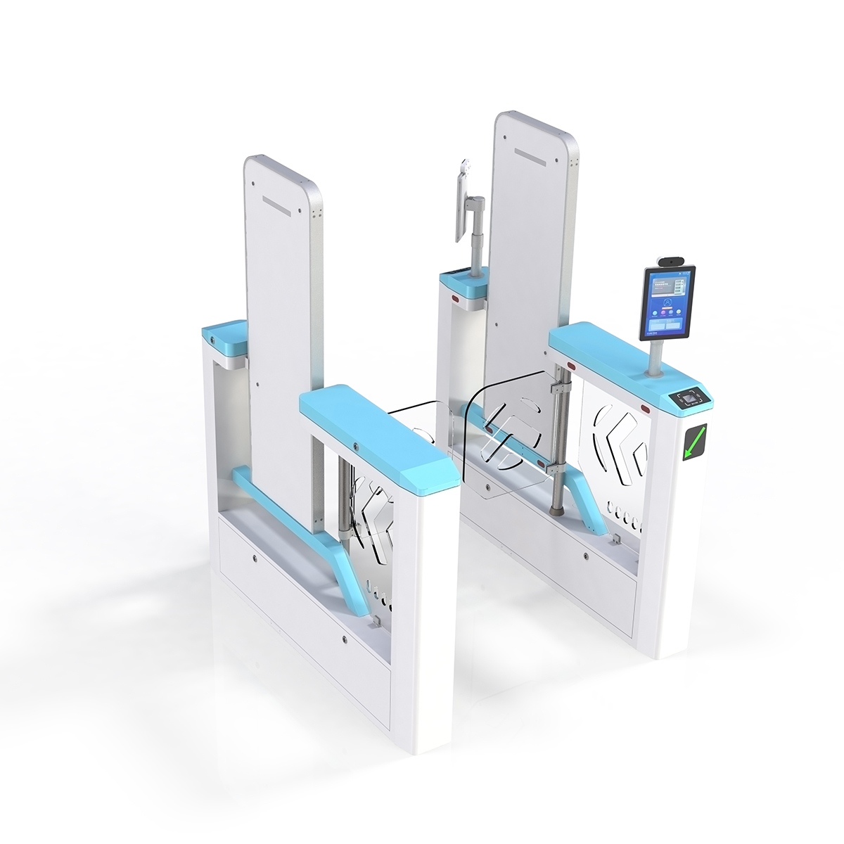 超高频双防闸机智能通道